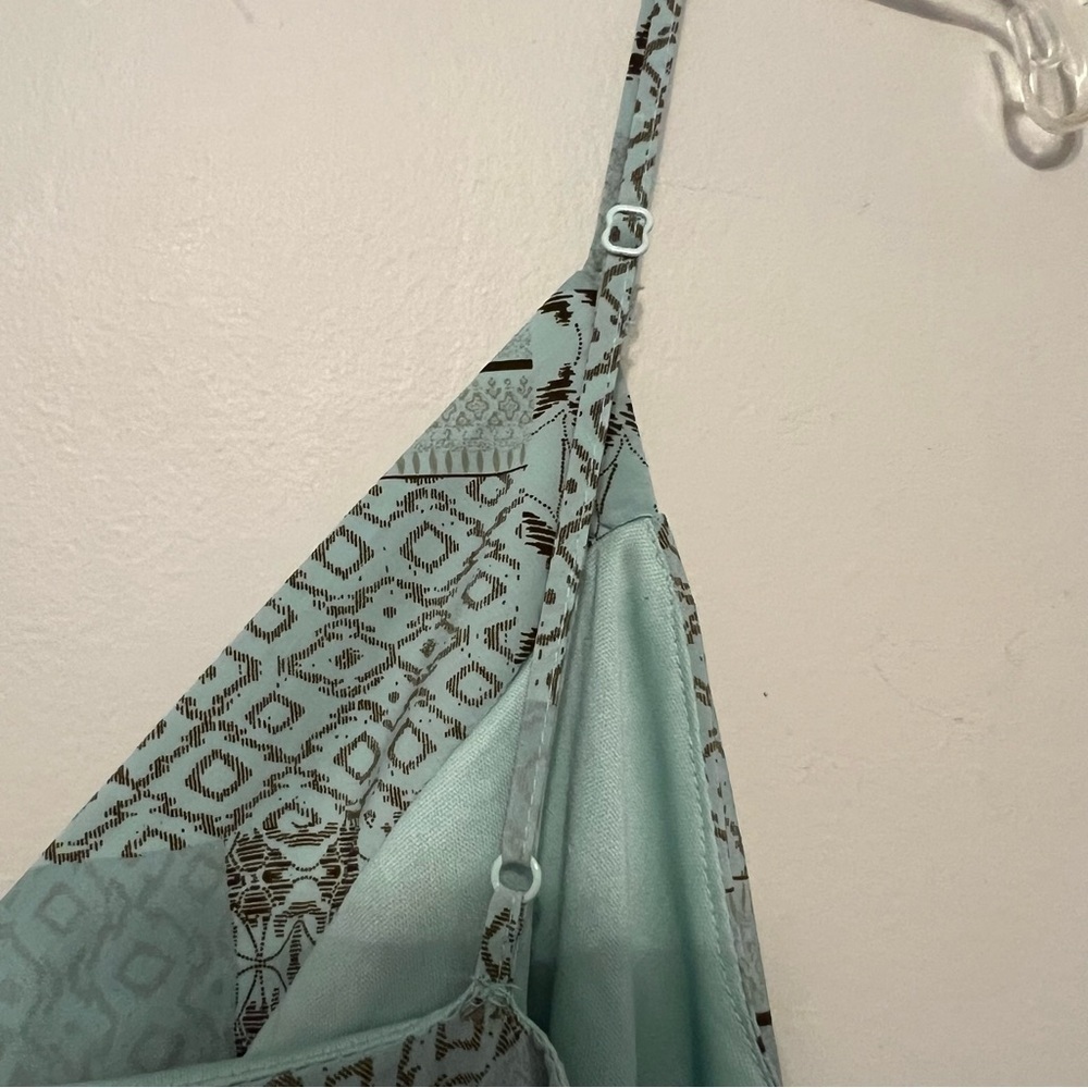 Lane Bryant Collection Patchwork Slip Maxi Dress Size 14 - Picture 6 of 14